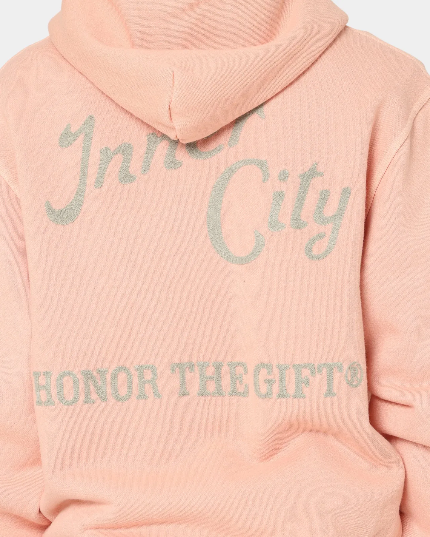 Honor The Gift Neighborhood Hoodie Peach Festival wear Urban Street Style
