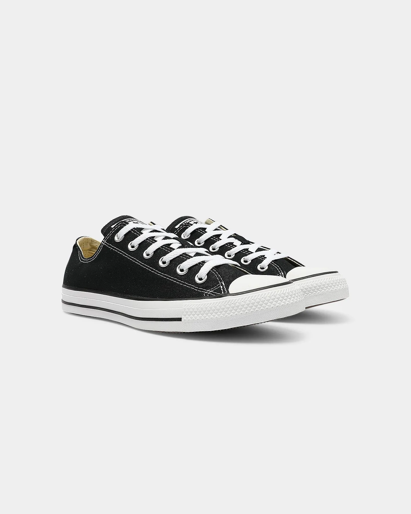 Chuck Taylor All Star OX Black/white velcro Gloss Finish