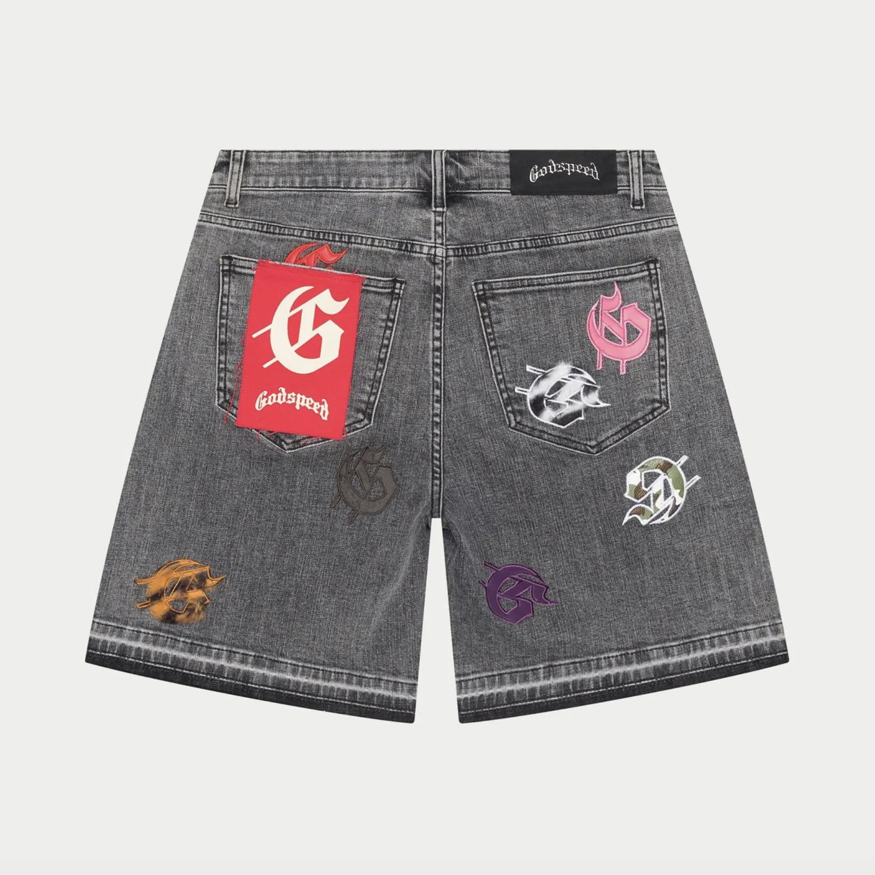 Godspeed Infinity Shorts Grey (Multi Color) AbrasiveReinforcedZones Antibacterial Treatment