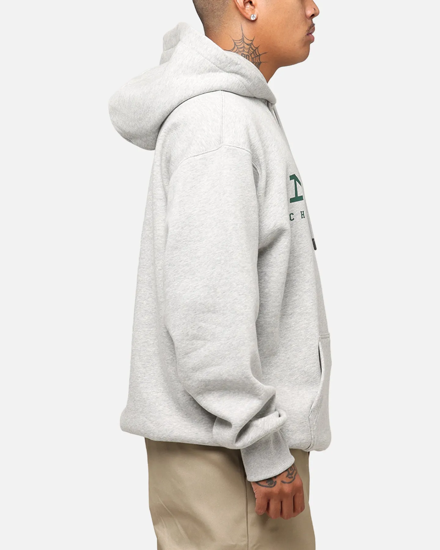 Warm Layer Champion Rochester Graphic Hoodie Grey