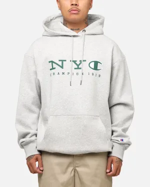 Fashion Street Odor Resistant Coating Champion Rochester Graphic Hoodie Grey