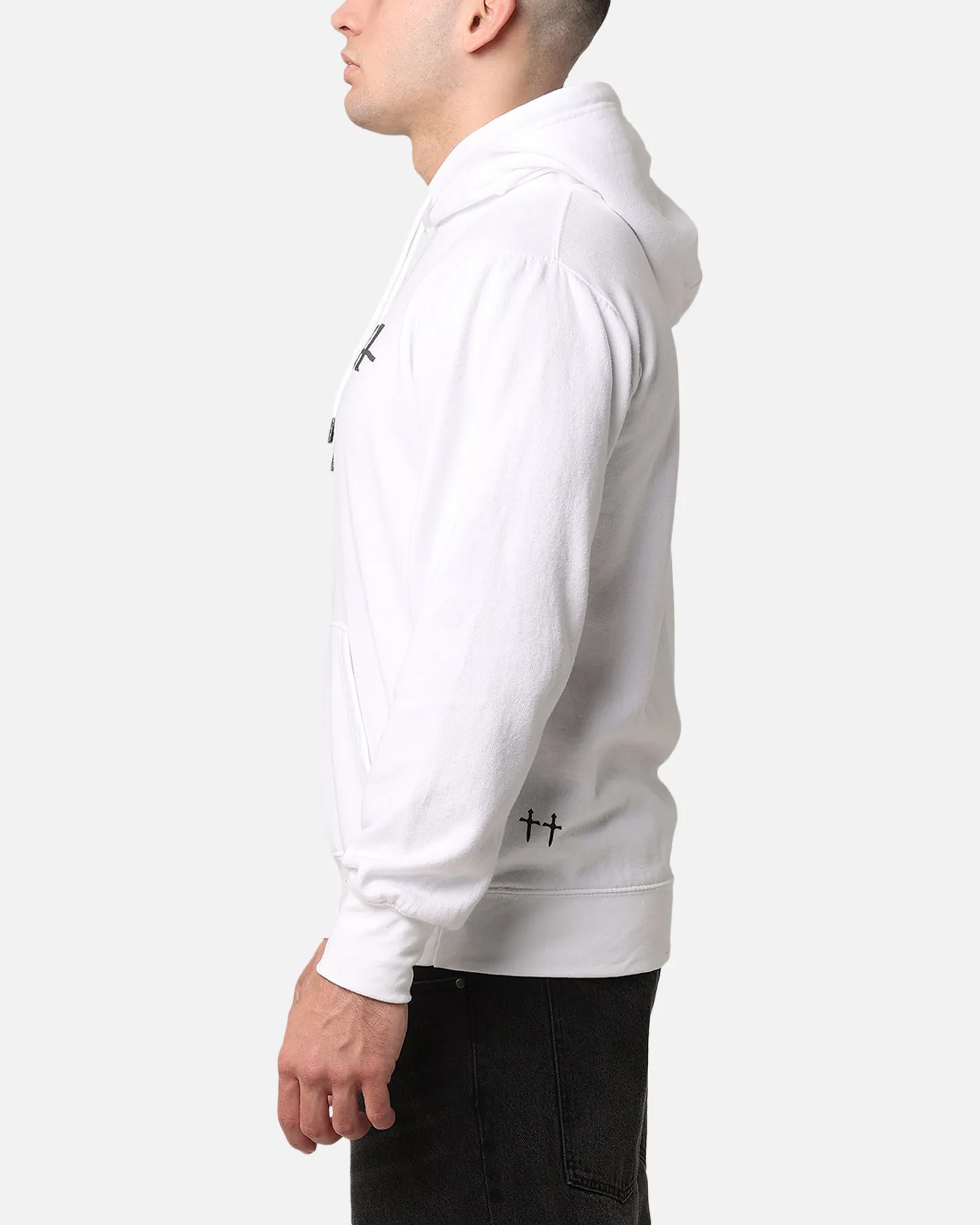 All-day Comfort Mole like Saint Morta Strikeout Hoodie White