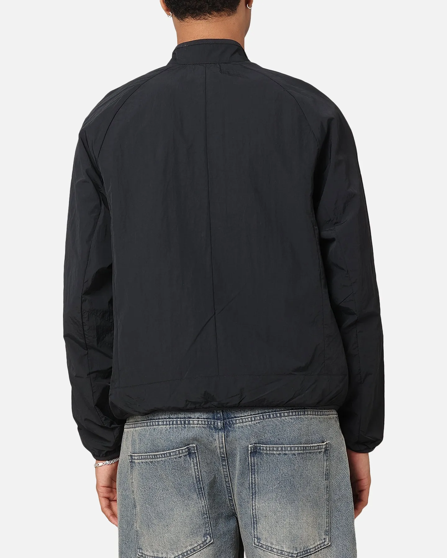 Nike Tech Woven Jacket Black/Black Secure Storage Compartments