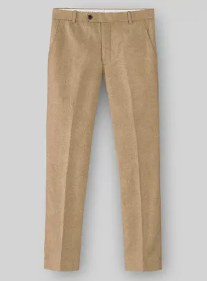 Seasonal Comfort Elegant Business Style Naples Desert Haze Tweed Pants