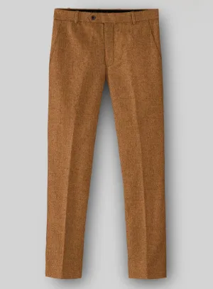 Refined Layer Sharp Look Wear Naples Gold Castle Tweed Pants