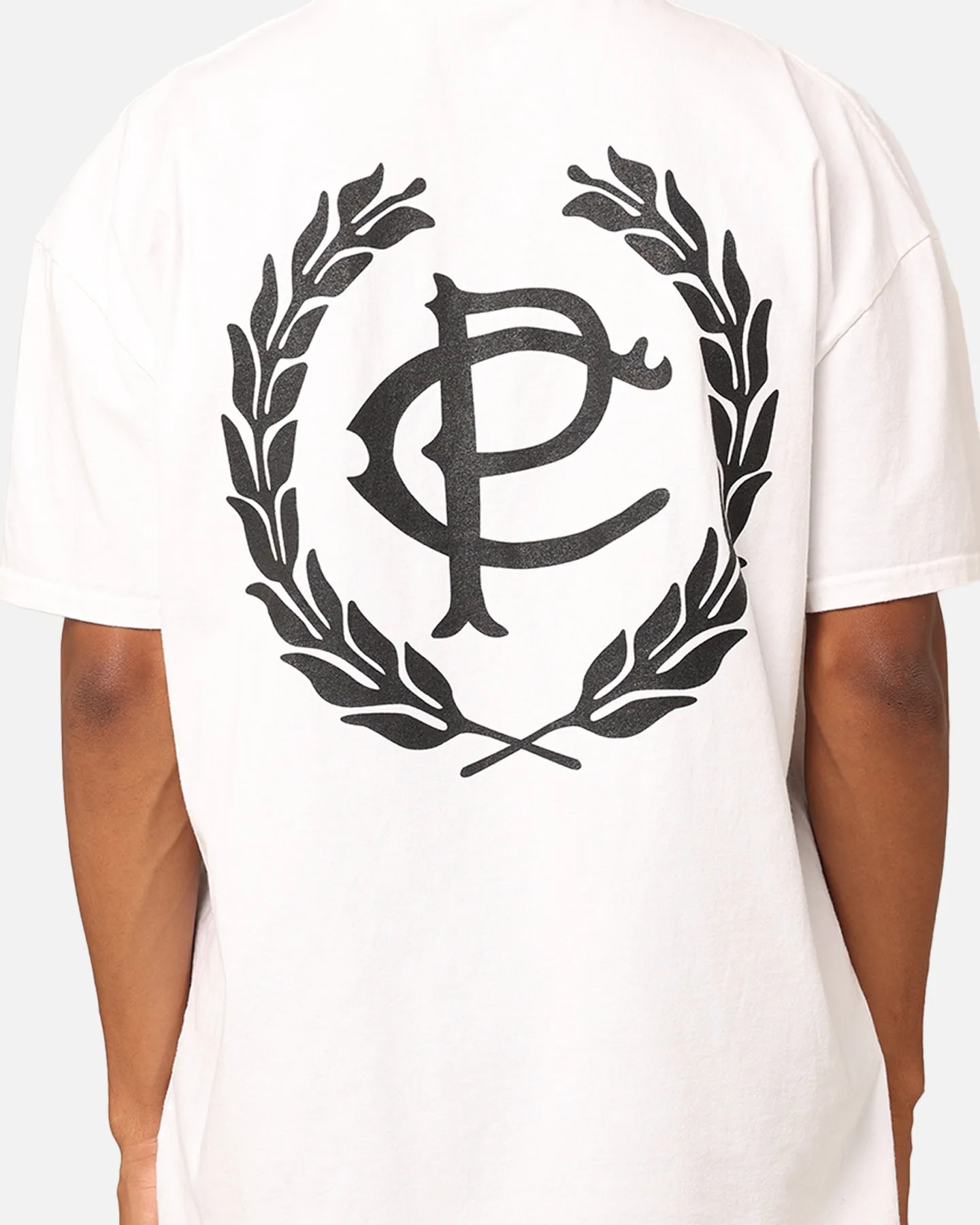 Simple and Cozy Carre CP Monogram T-Shirt White