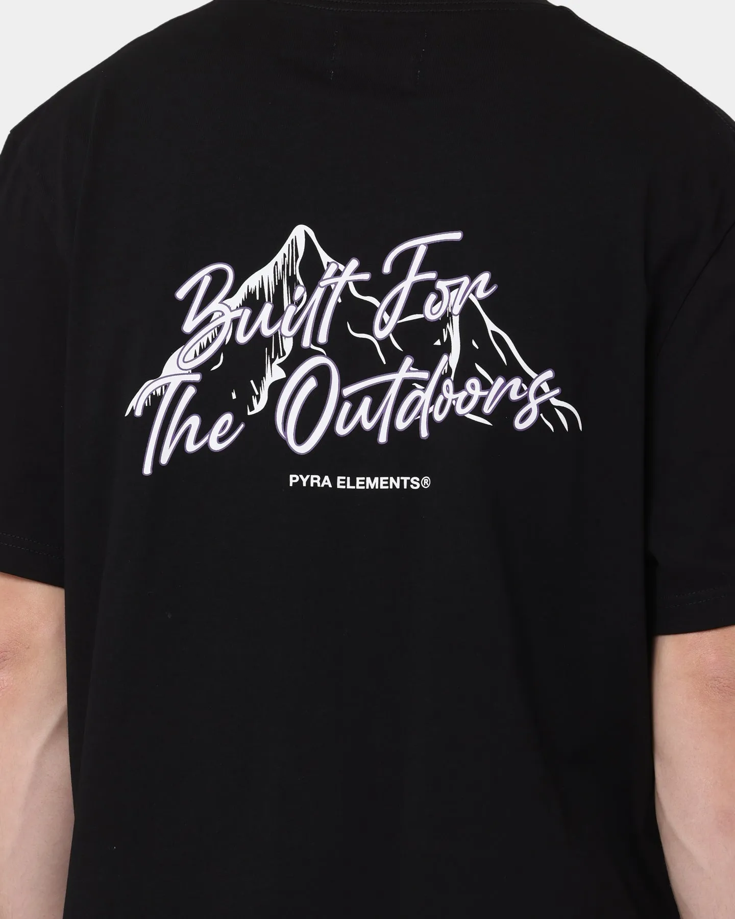 Soft & Smooth Abrasion resistant PYRA Mountain T-Shirt Black/White