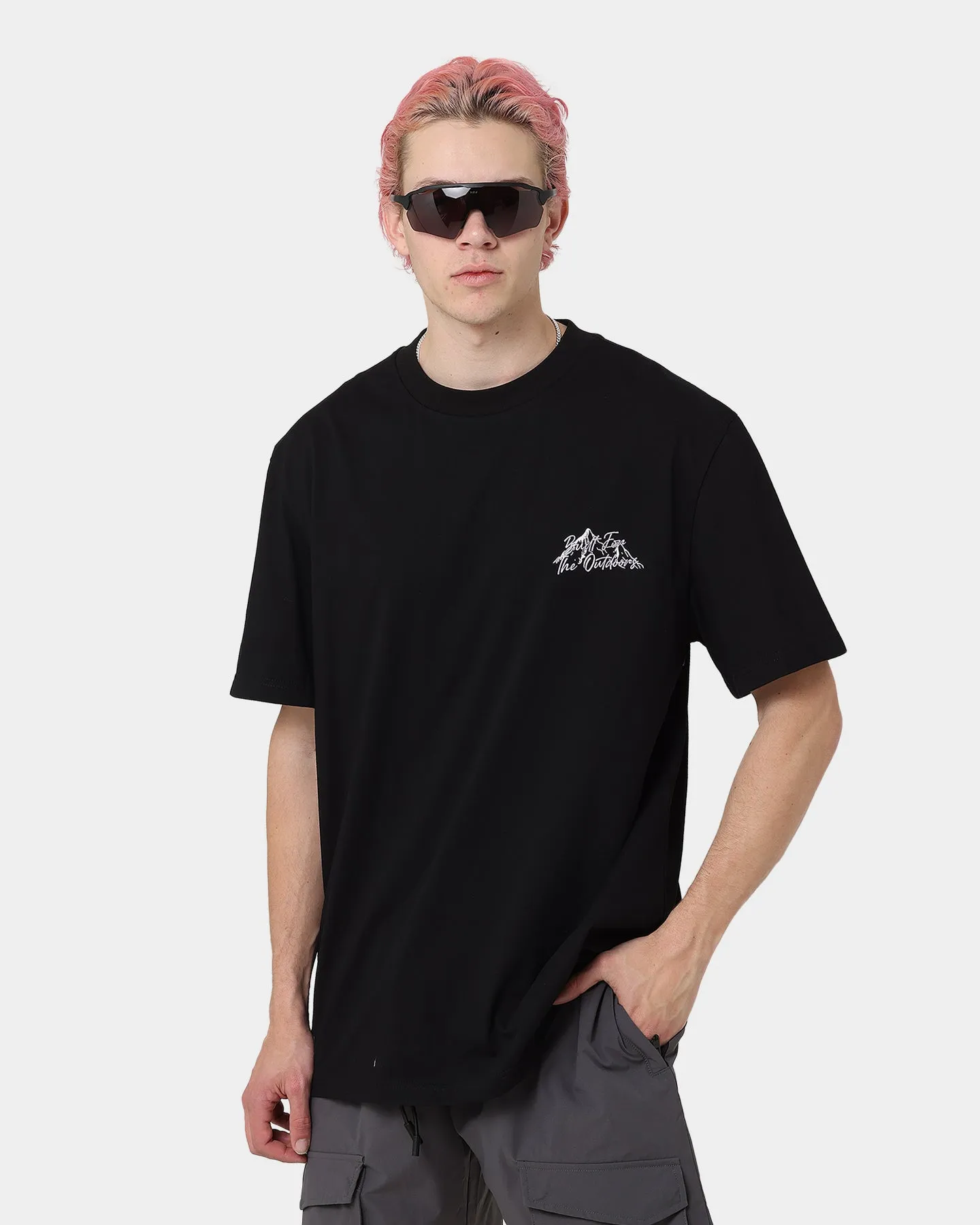 Breathable Essentials PYRA Mountain T-Shirt Black/White