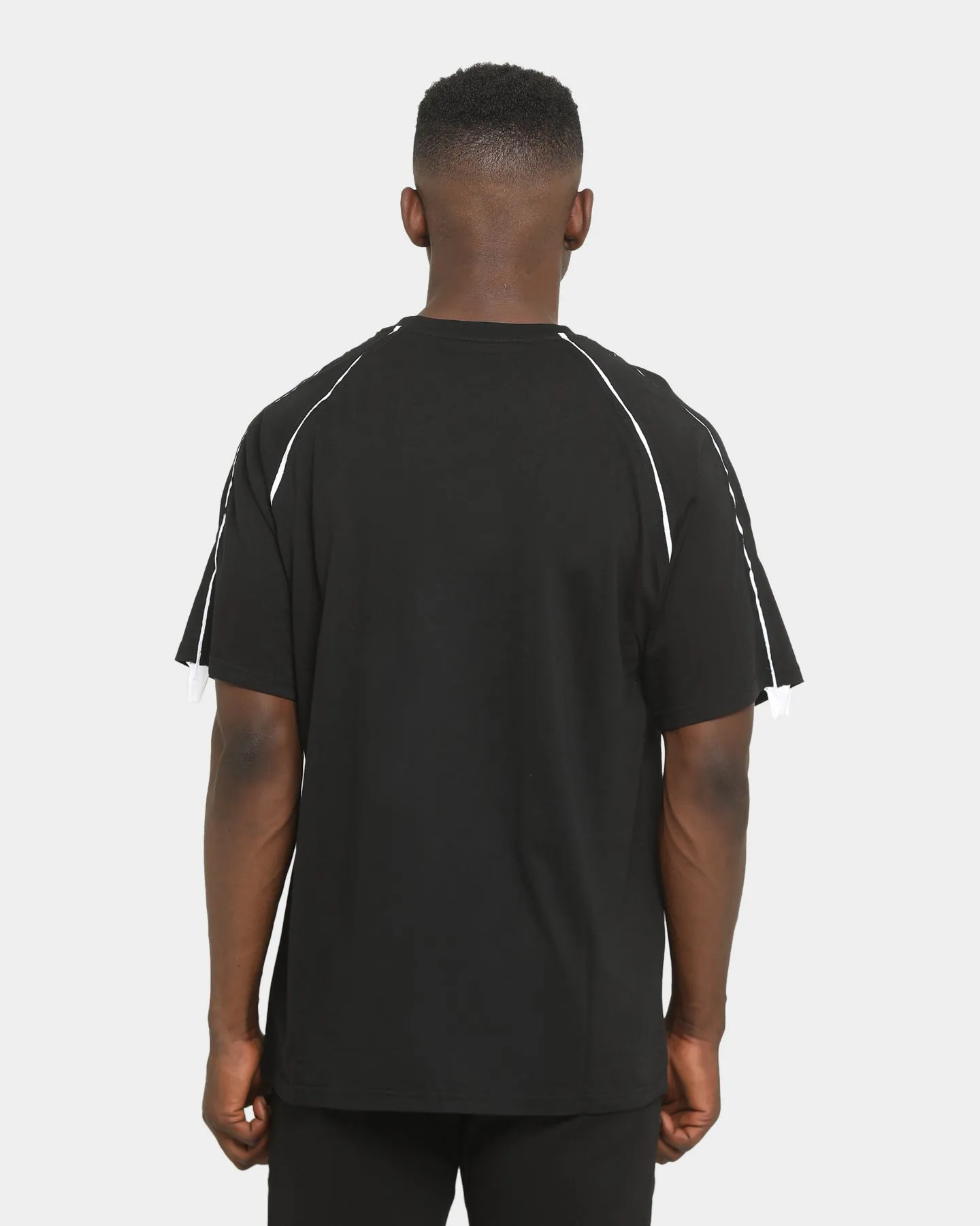 Elevn Clothing Co. Rift Raglan Short Sleeve T-Shirt Black Playful Prints Everyday Layer