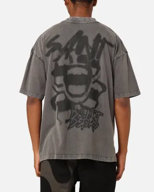 Versatile Piece Saint Morta Do Not Disturb T-Shirt Washed Charcoal