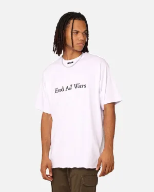 Weekend Ready teenagers' The Anti Order Anti War Baggy T-Shirt White