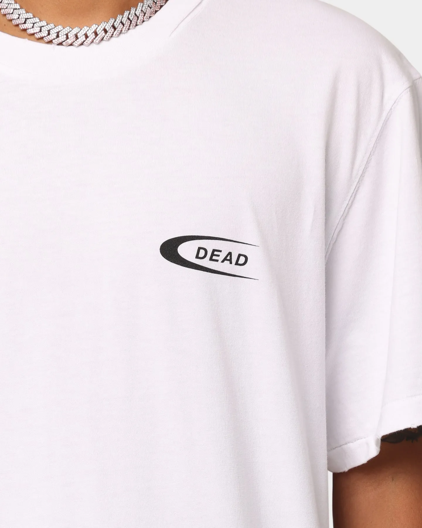 Eco Conscious Production Dead Studios Navigation T-Shirt White