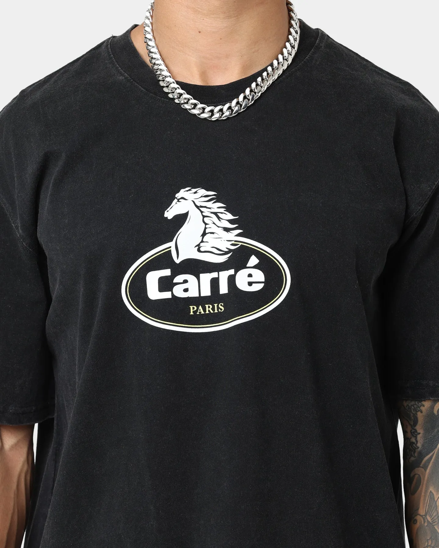 AdvancedMoistureManagement Carre Gasoline T-Shirt Black Wash
