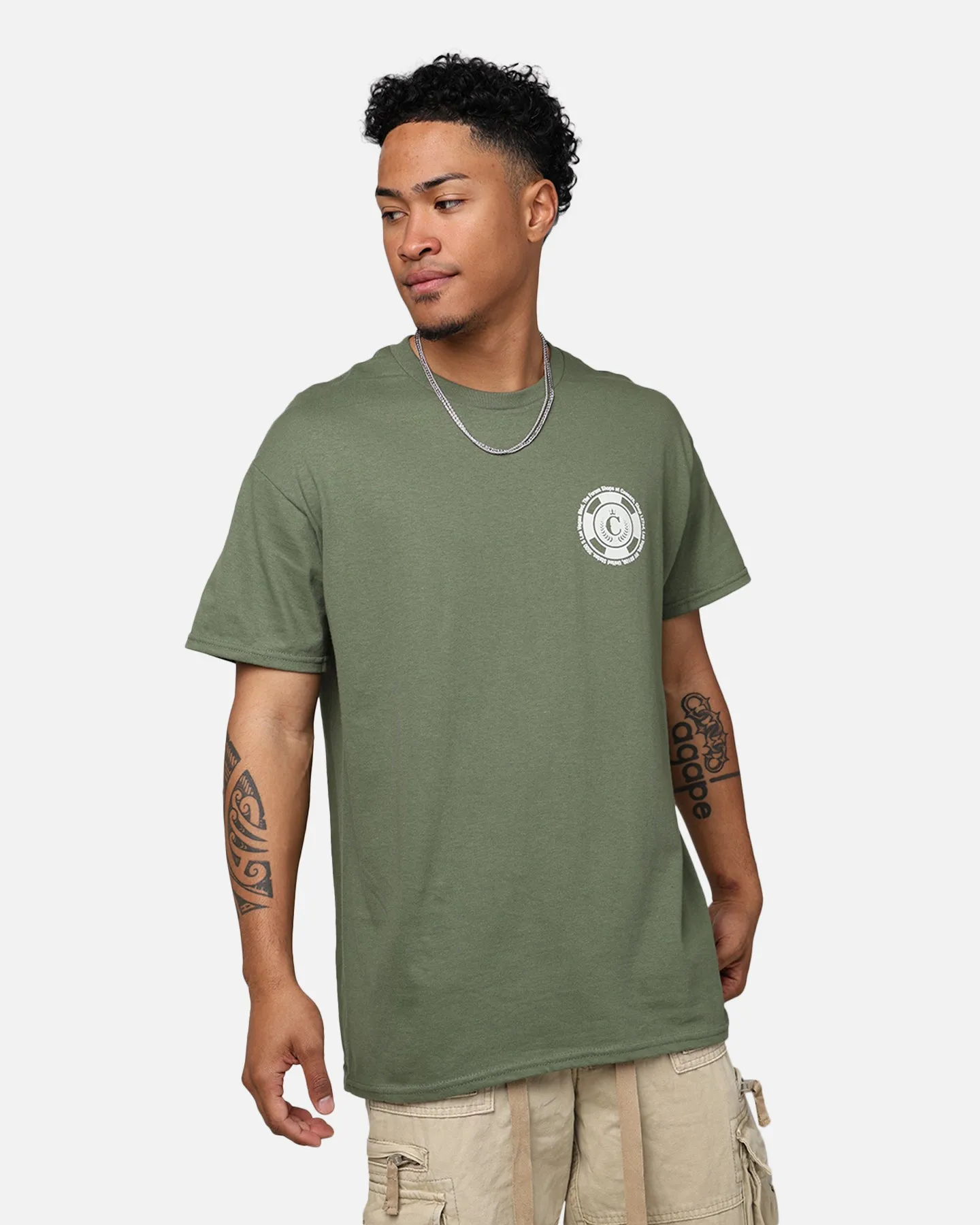 Culture Kings Vegas T-Shirt Military Green Chic Style Trend