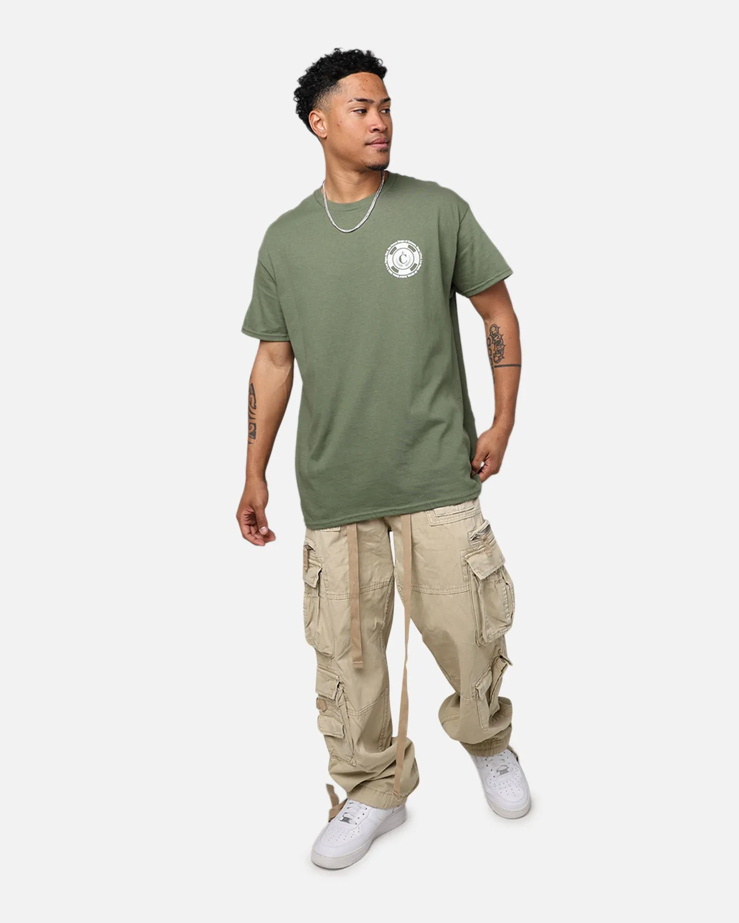Culture Kings Vegas T-Shirt Military Green Essential Fit