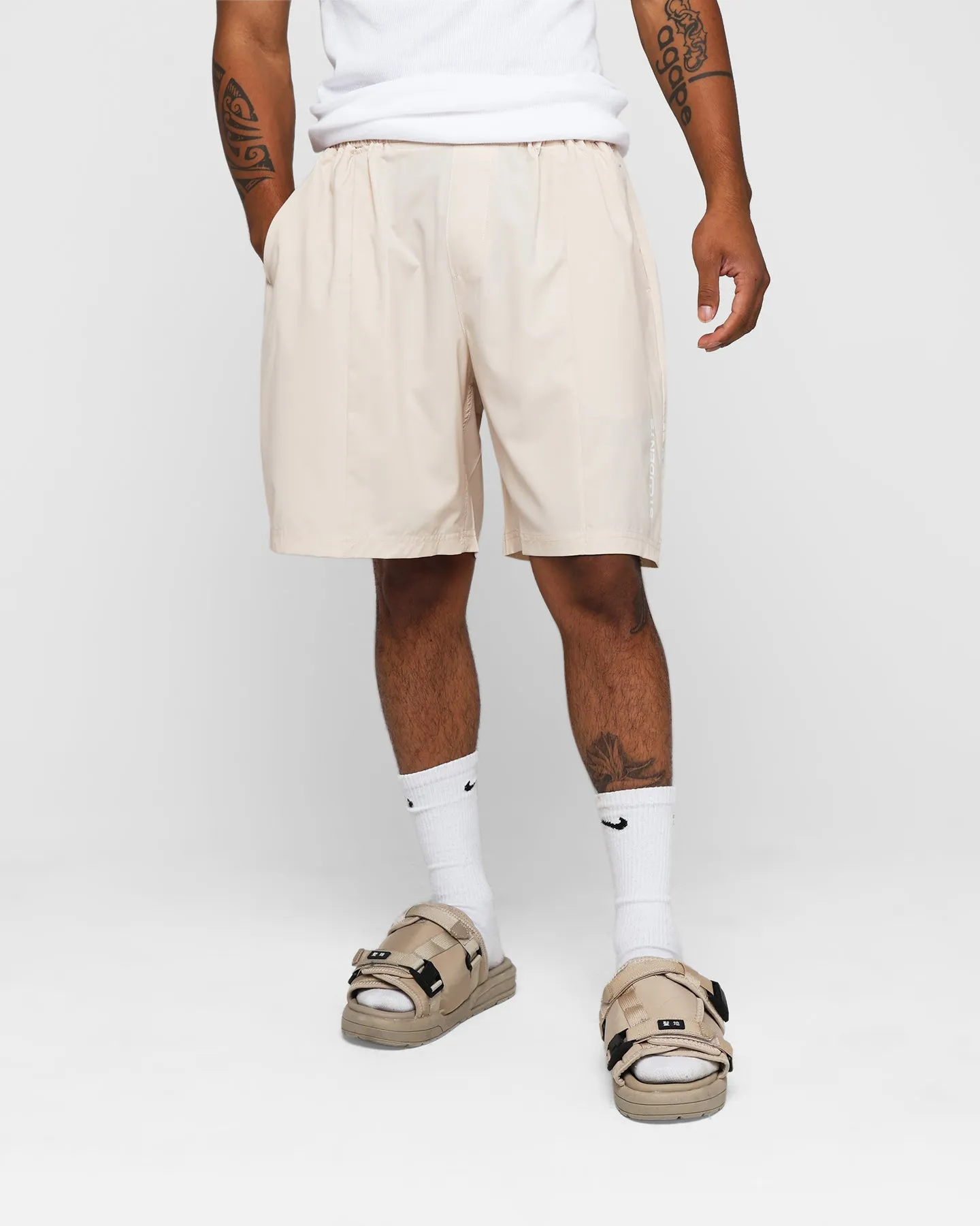long-lasting quality Preppy Style Students Golf Trophy Swim Shorts Sand