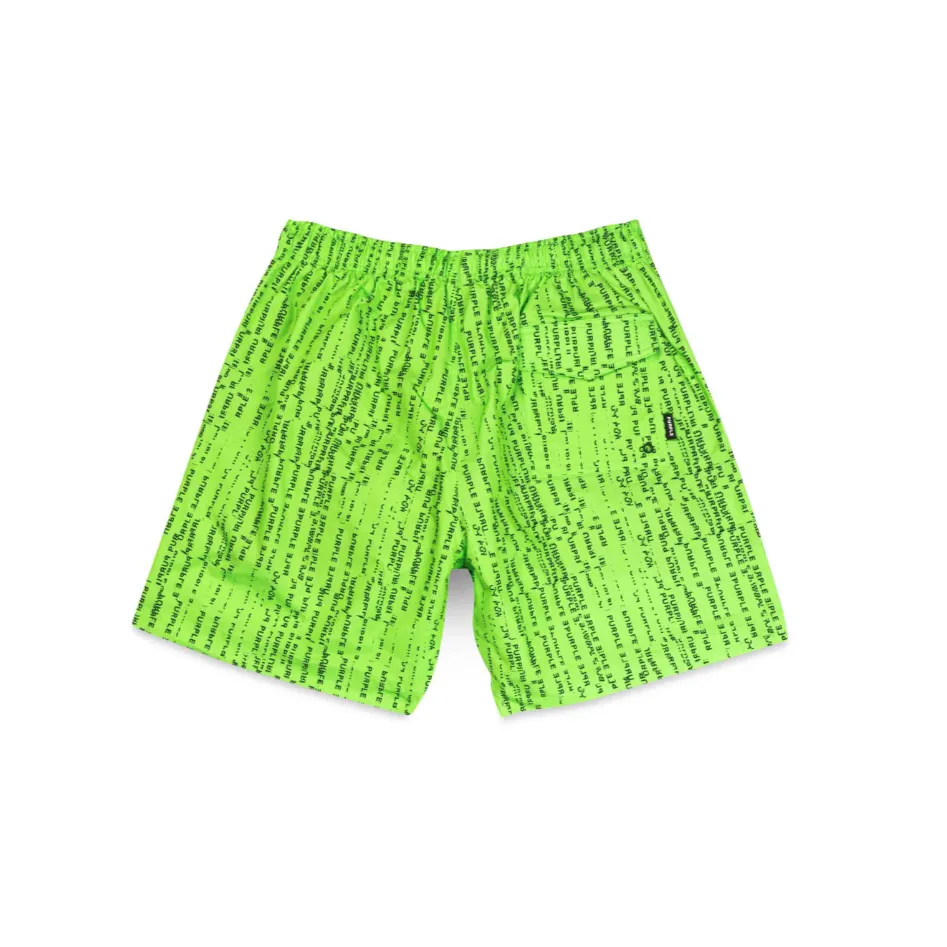 Cozy Layer Purple Brand Hacker All Around Shorts (Green)