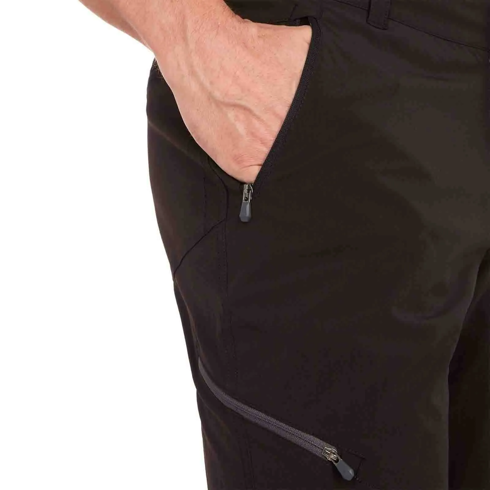 Anti Chafe Seamless Edging McKinley Caswell II Mens Pant Black