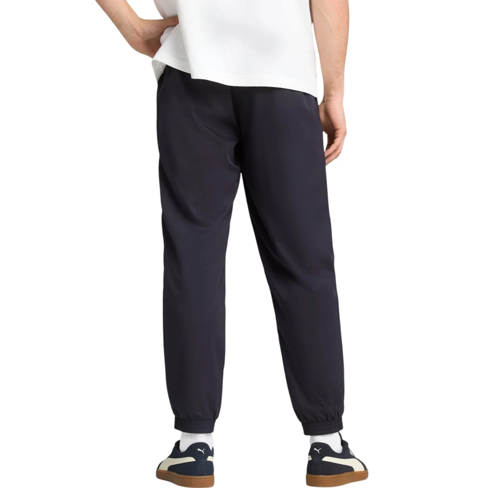 Puma Essentials Active Mens Regular-Fit Logo Training Pant Elastic Cuff Design Wicking Inner Lining