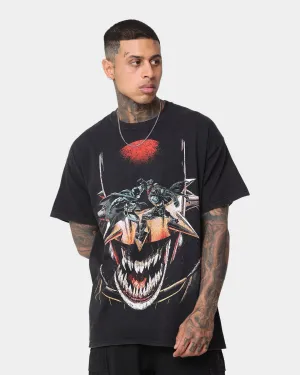 Casual Chic Look Goat Crew X DC Batman Who Laughs Vintage T-Shirt Black Wash