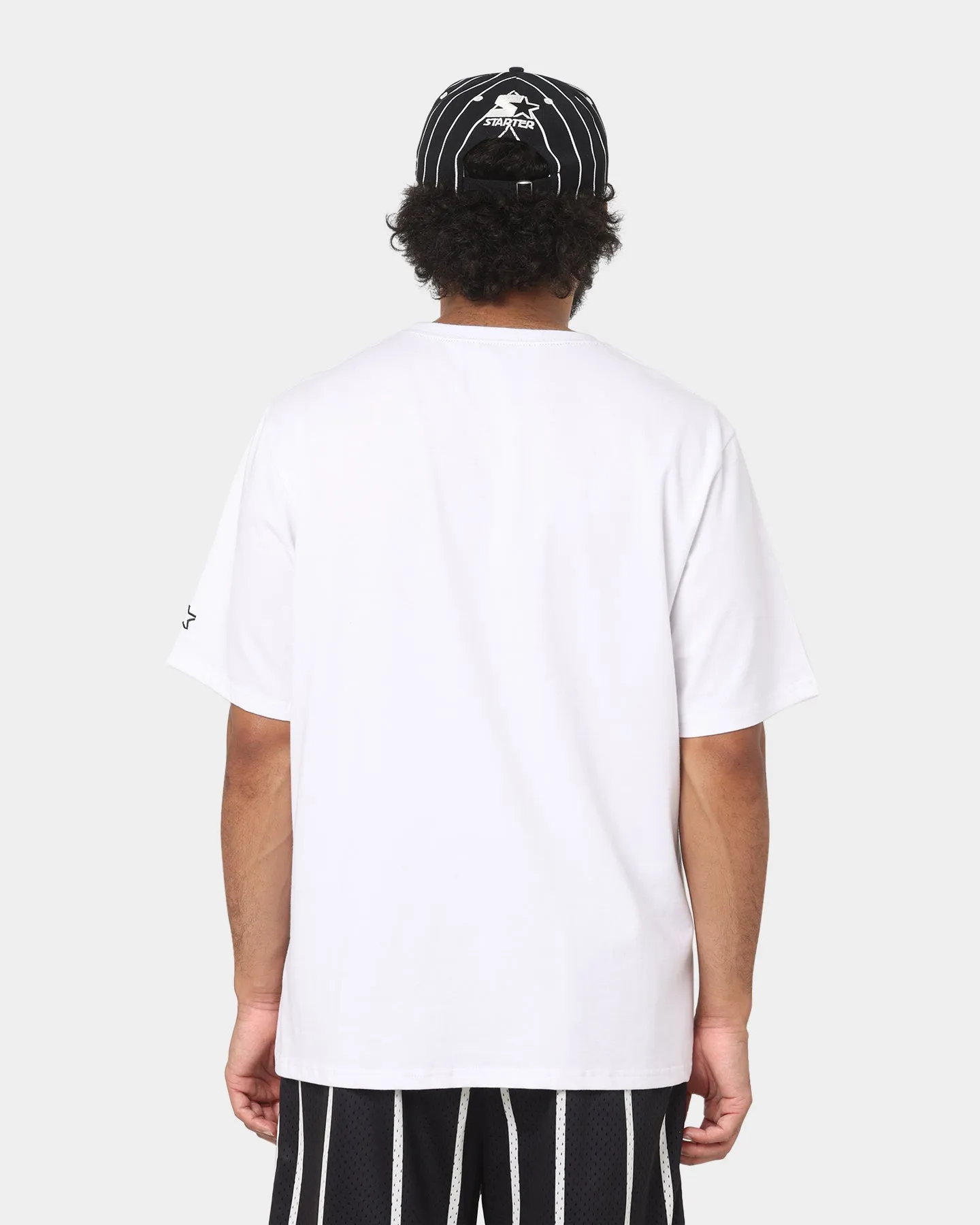 Starter Baseball Classic Short Sleeve T-Shirt White TexturedWeavePattern No Shrink Technology
