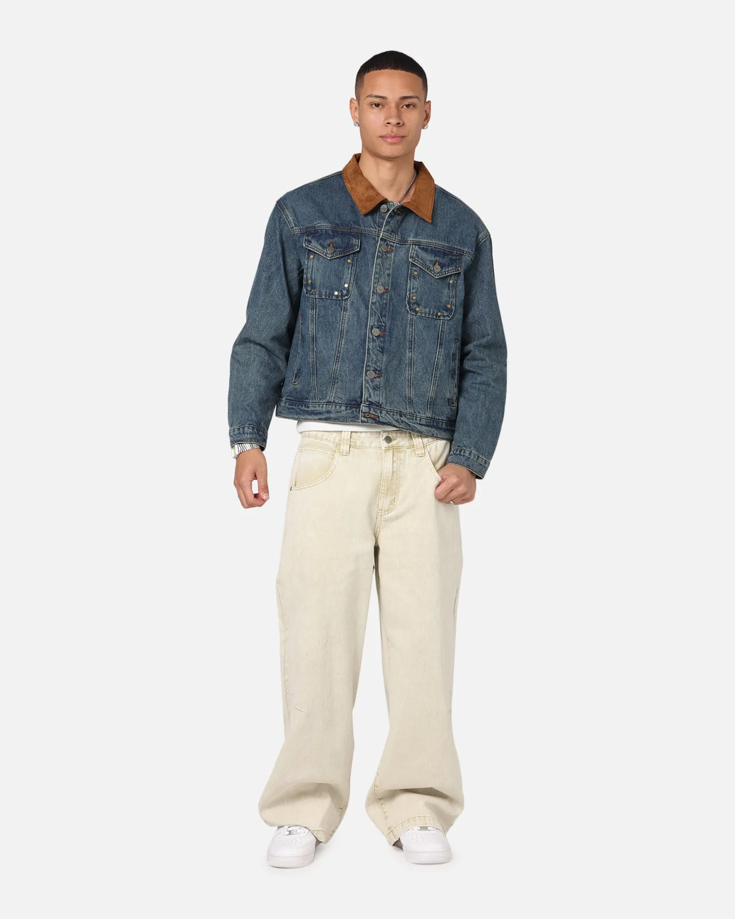 Saint Morta Rodeo Drive Denim Jacket Dirty Blue suitable for trade shows