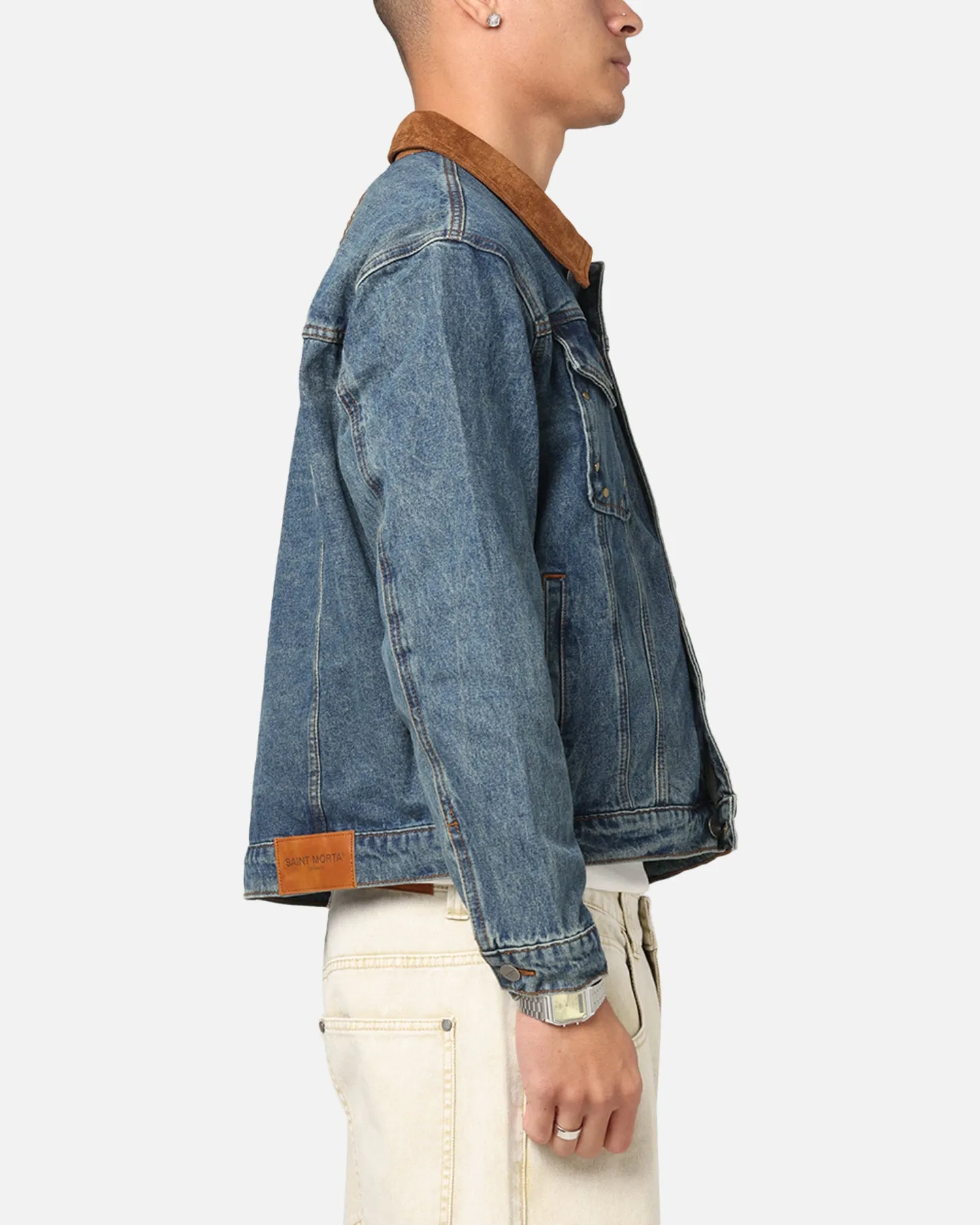campfire Saint Morta Rodeo Drive Denim Jacket Dirty Blue