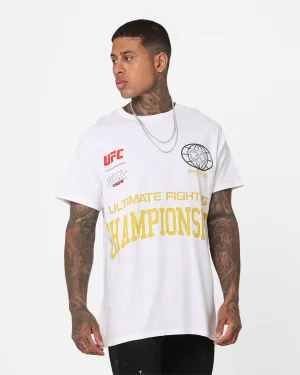 UFC By Goat Crew 30th Anniversary Vintage T-Shirt White Moisture Management Technology sports activity