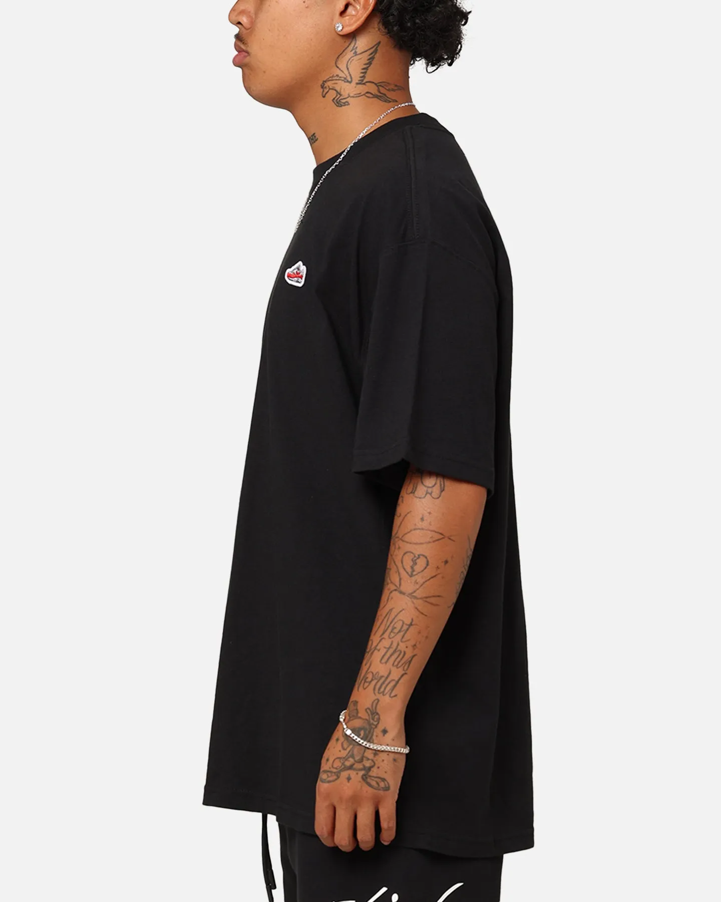 Nike Sportswear Max 90 Sneaker Patch T-Shirt Black Seasonal Layering quick dry