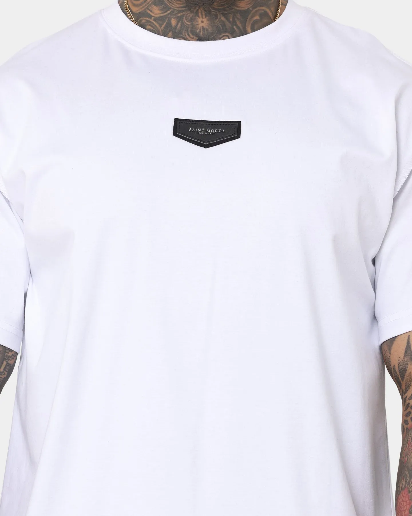Winter Layer Comfy All-Day Saint Morta Stain Resistant Lafayette T-Shirt White