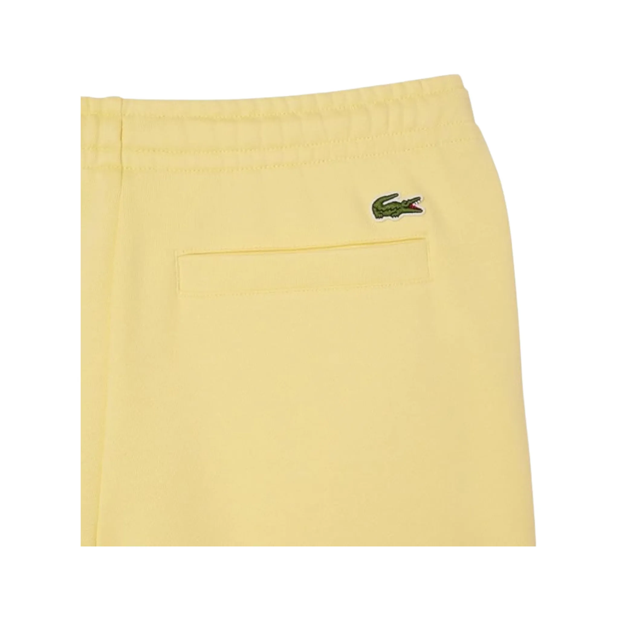 FlexibleWaistband Lacoste Regular Fit Fleece Shorts (Pastel Yellow)