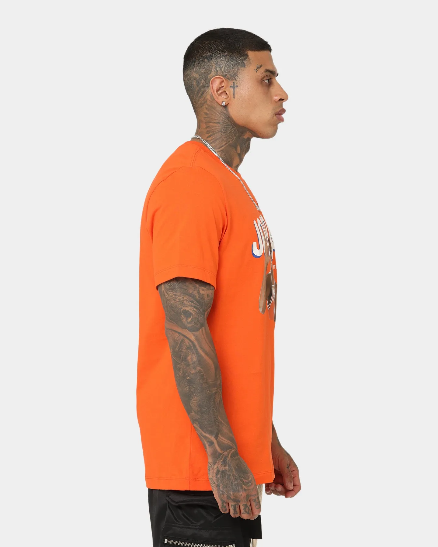 Jordan Flight MVP Photo T-Shirt Rush Orange FlexibleKnit Stylish Layering