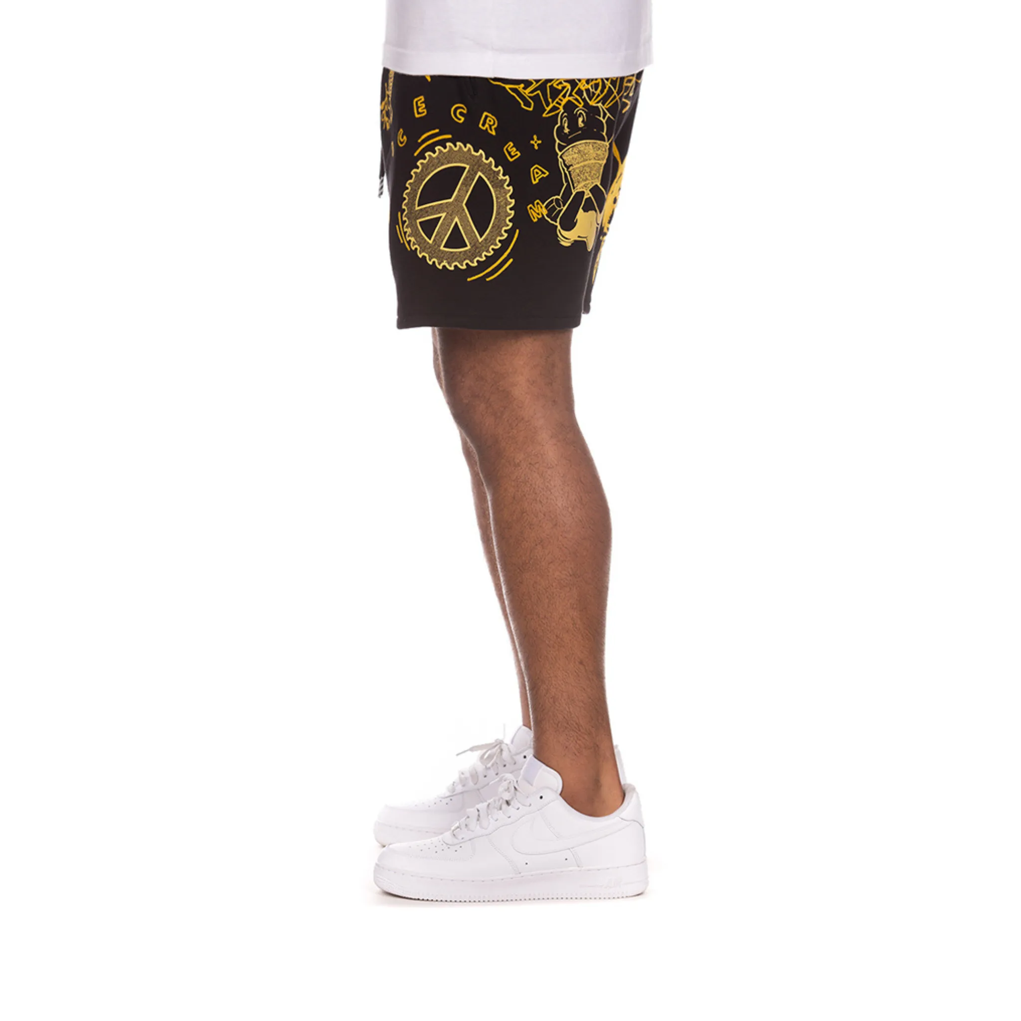 Icecream "Scoop" Sweatshorts (Black) Cyber Core