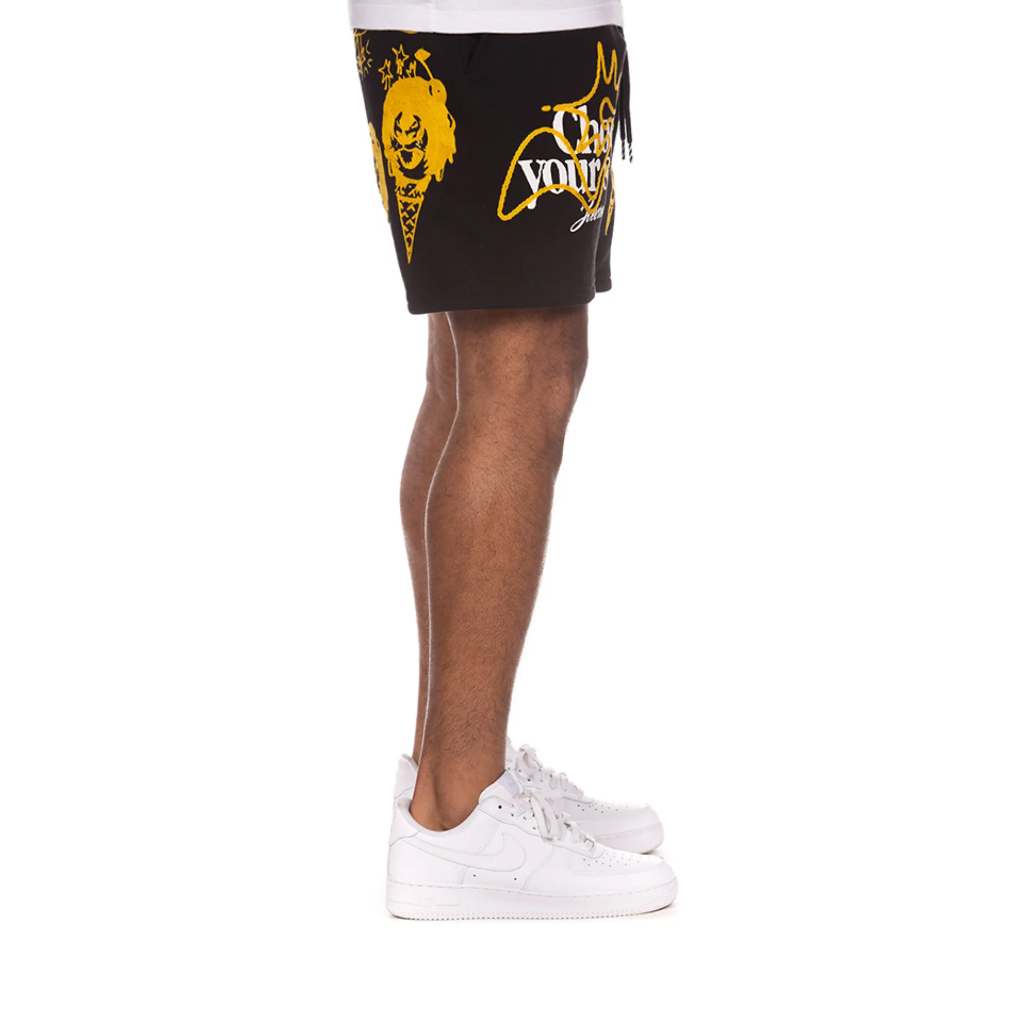 Icecream "Scoop" Sweatshorts (Black) Casual Fashion