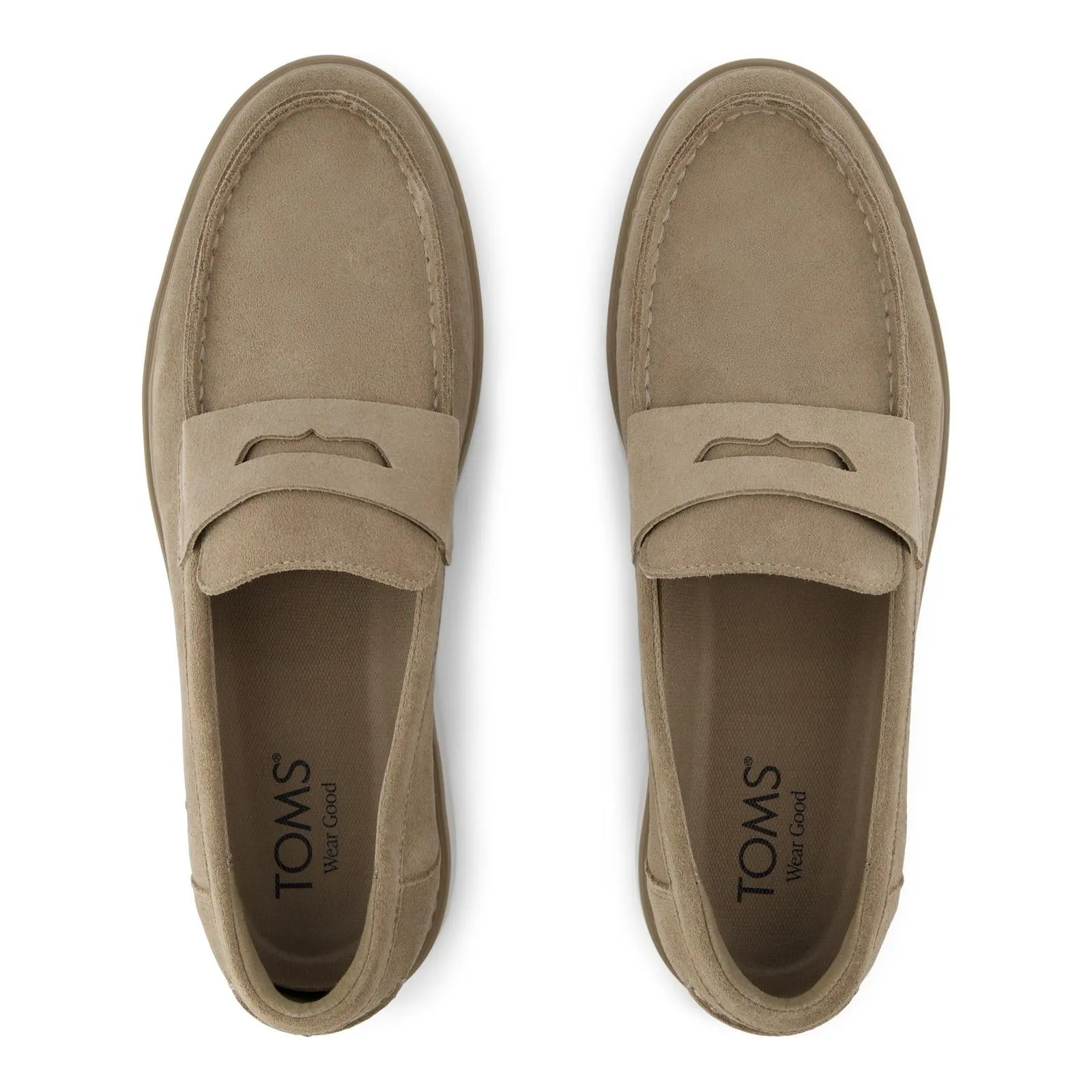 TOMS Mens Navi TRVL LITE Havana Loafer Dune Proprietary Cushion System Ergonomic Footbed