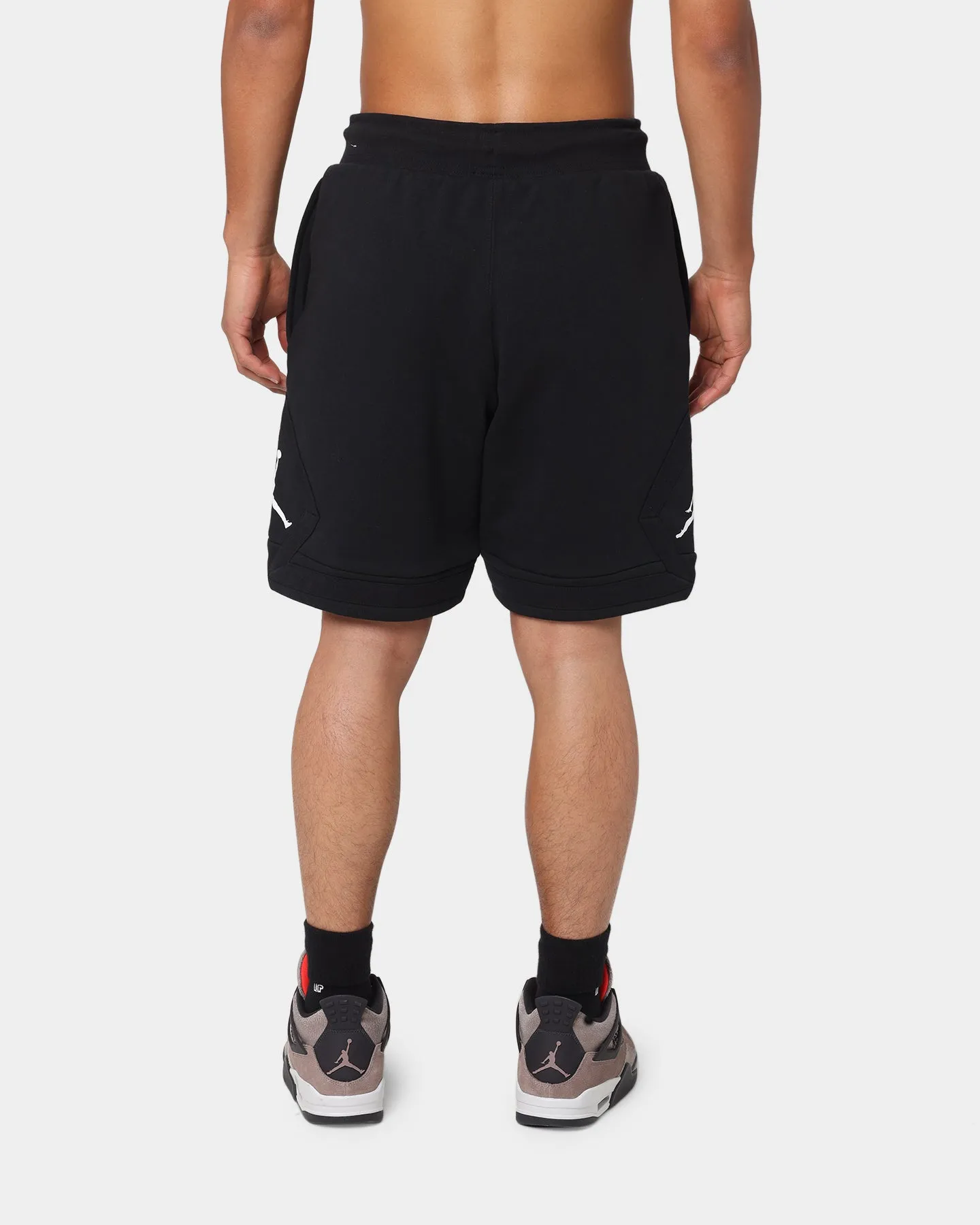 Clean Fit Jordan Essential Fleece Diamond Shorts Black/White