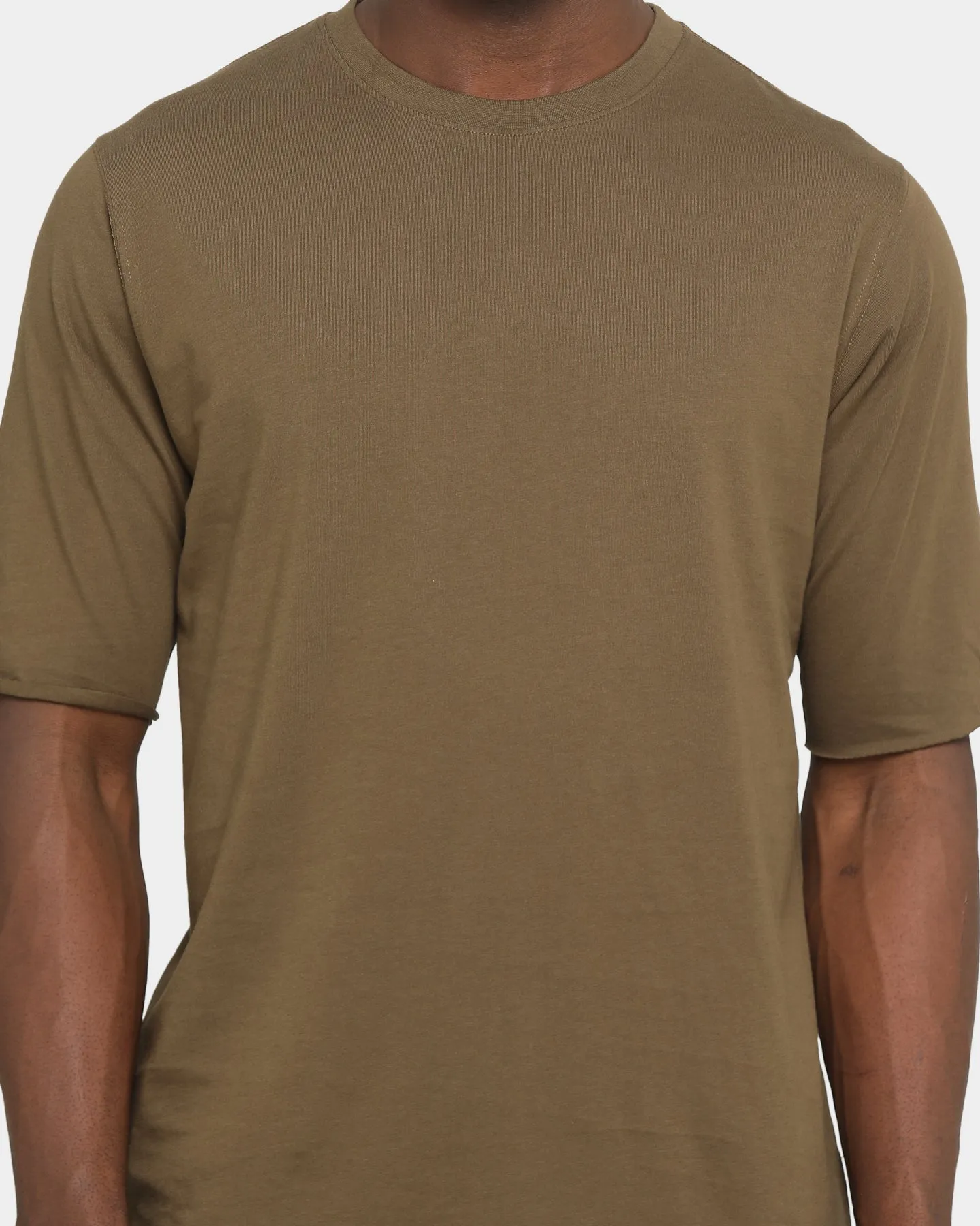 Printed Logo Well Made Unorthodox T-Shirt Army Green