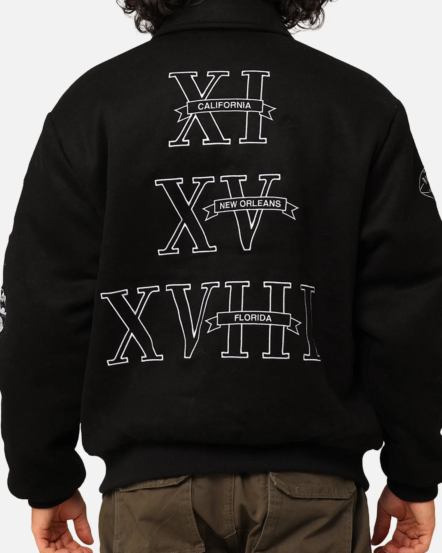 sunrise Flexible Movement Mitchell & Ness Las Vegas Raiders Super Bowl Champs Jacket Black