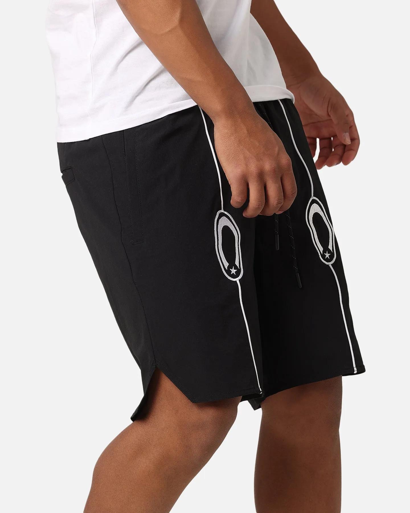 Carre C-Star Pipe Track Shorts Black Game Day