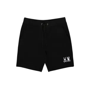 Psycho Bunny Kingwood Sweatshort (Black) WearResistantHem OdorResistantClothing