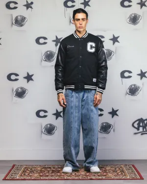 Carr?? MVP Varsity Jacket Black Smart Design Sleek Jacket