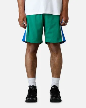 Heat Ready cyclists Mitchell & Ness Dallas Mavericks 2004 Swingman Shorts Green/Blue