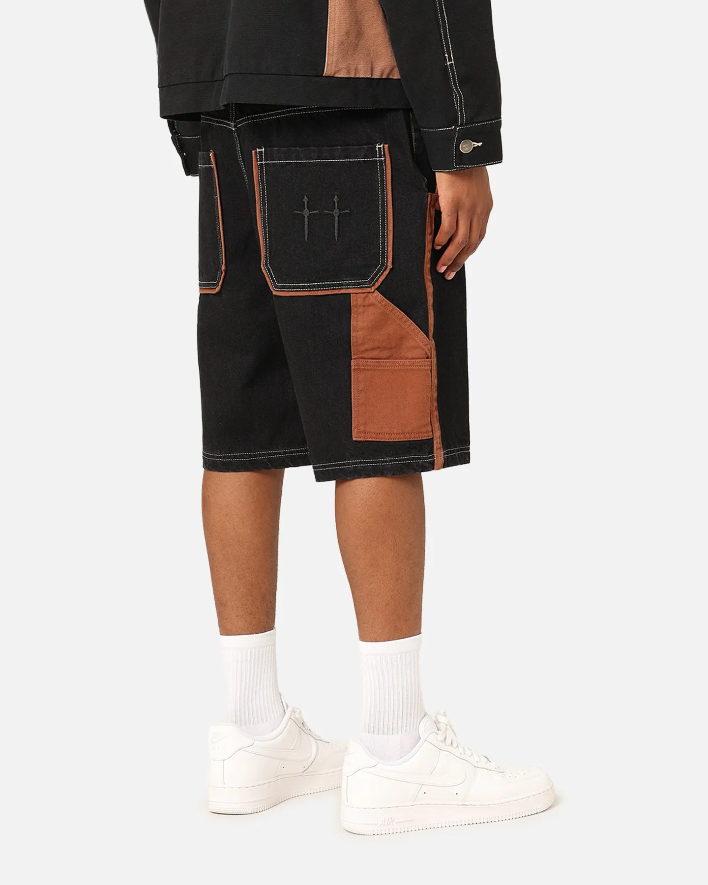 Saint Morta Rodeo Denim Shorts Black Chill Vibes Fit