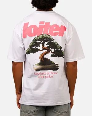 Simple Fit Loiter Bonsai T-Shirt White