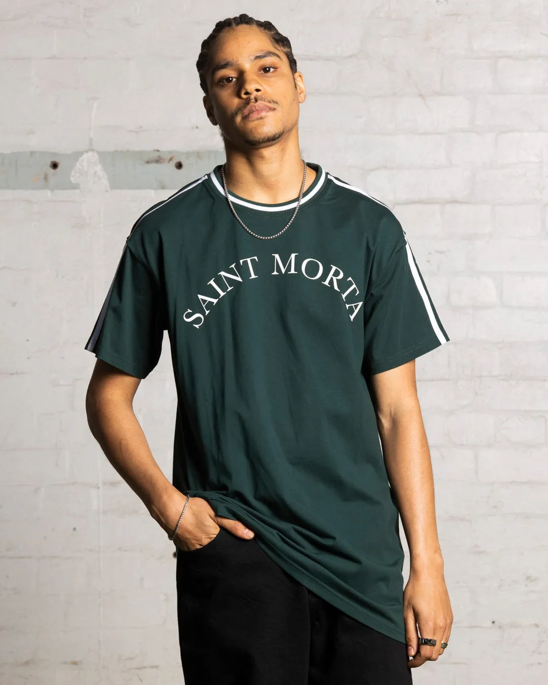 Saint Morta College Lafayette T-Shirt Stadium Green Effortless Wear Flexible Shoulder Seams