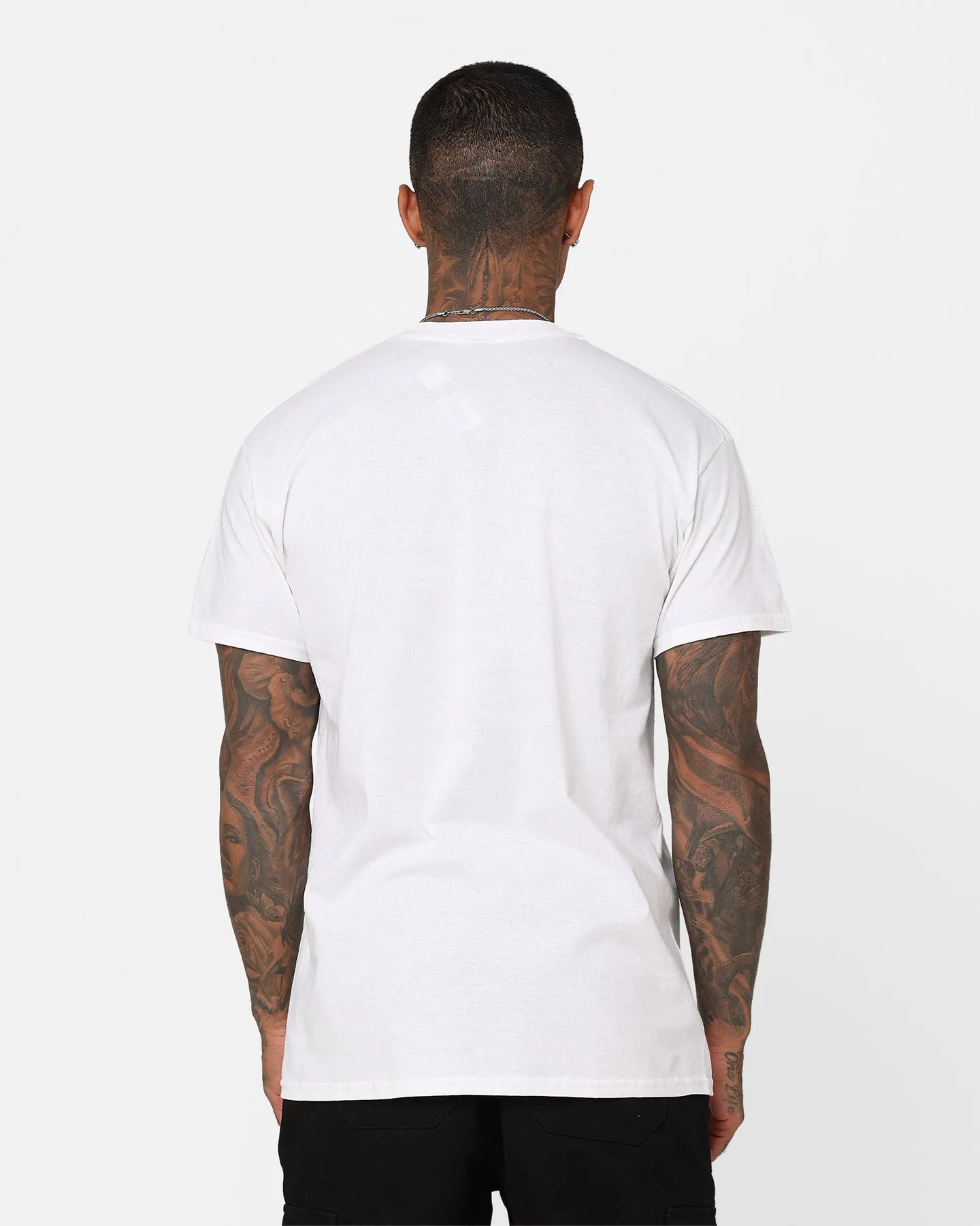 Majestic Athletic Las Vegas Raiders Prism T-Shirt Vintage White Functional Look Active Look