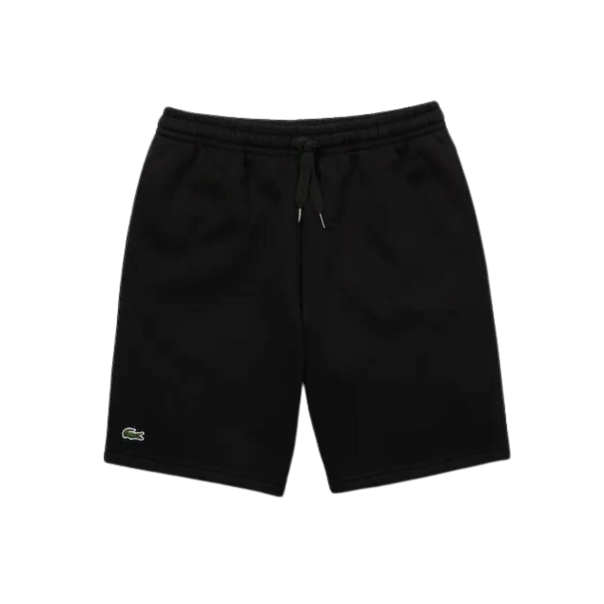 Lacoste Organic Brushed Cotton Fleece Shorts (Black) SweatAbsorbingTexture