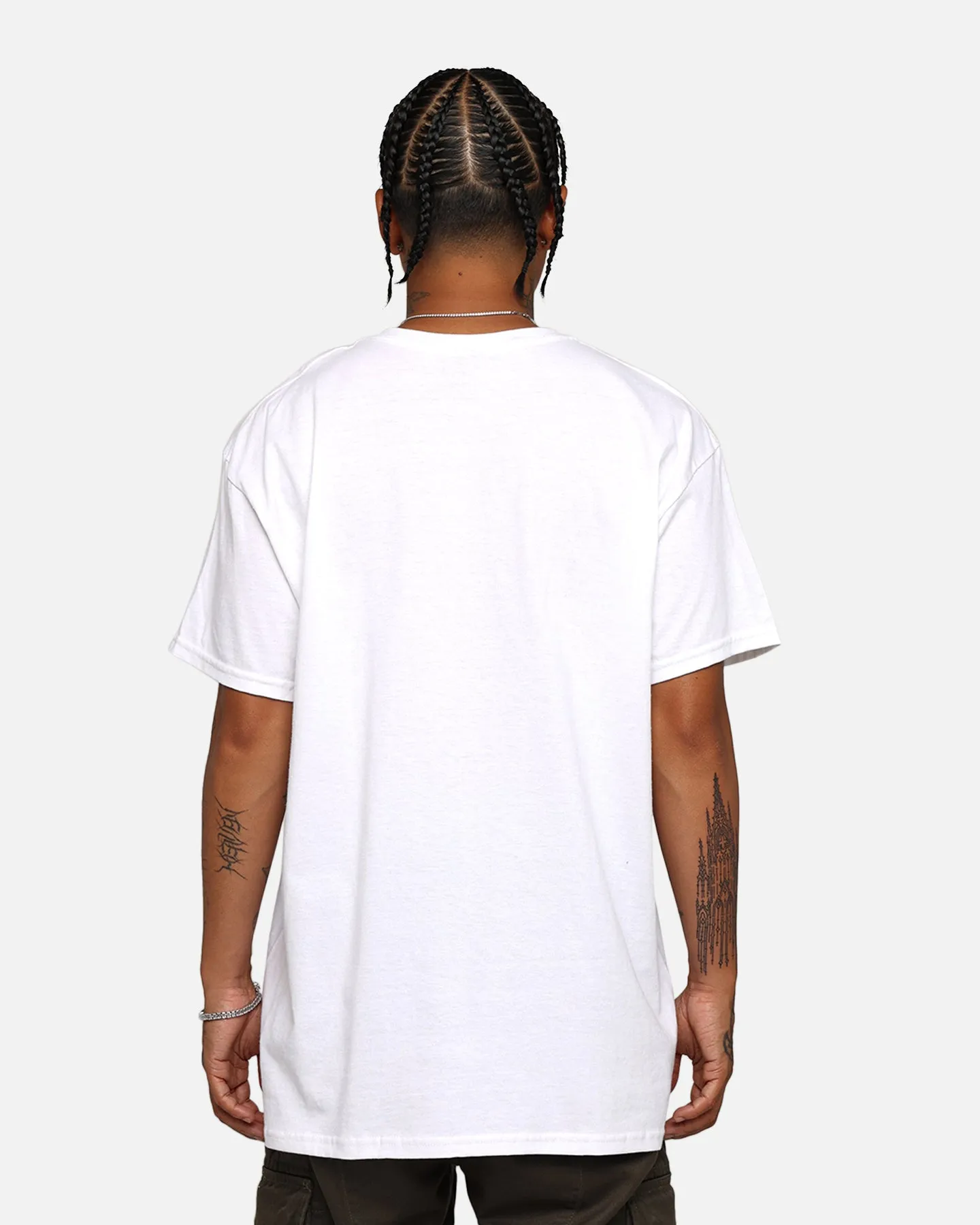 Sleek Fit OdorResistant Goat Crew New York Mindset T-Shirt White