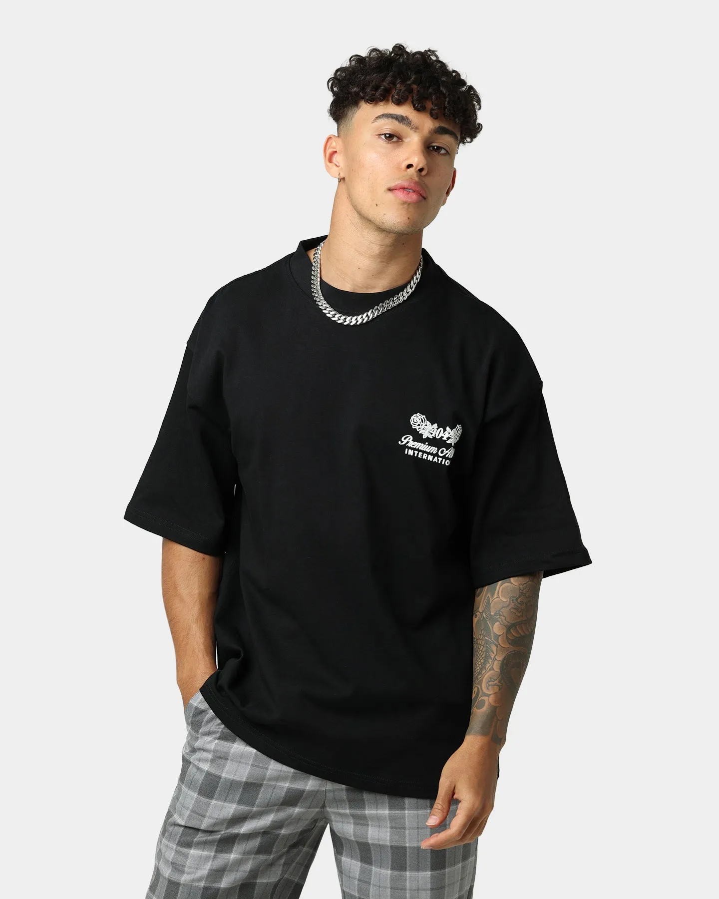Fresh Style Trend 404 Premium Athletics Vintage T-Shirt Black