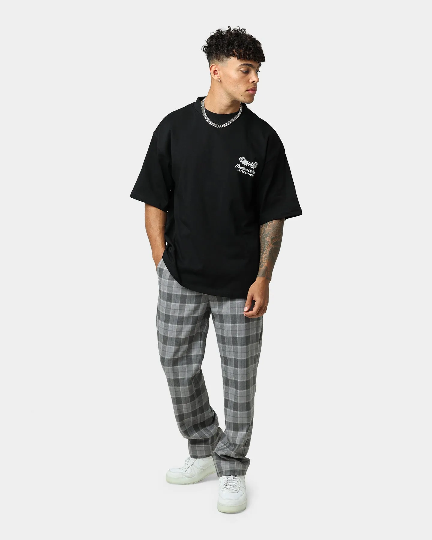 404 Premium Athletics Vintage T-Shirt Black contrast